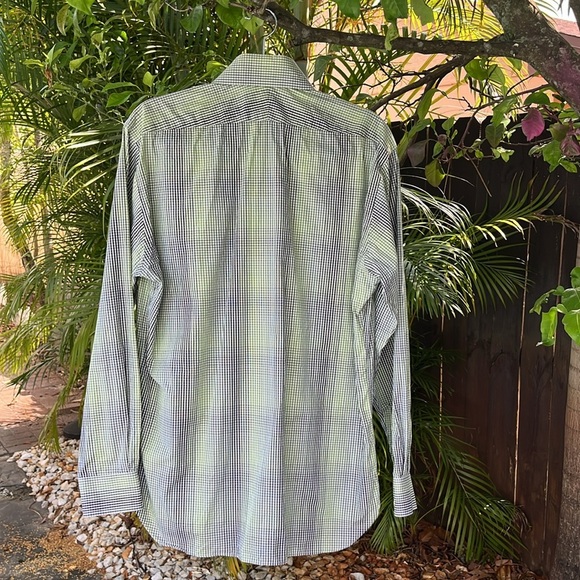 BURBERRY LONDON Men’s plaid Button Up Dress Shirt size 15.5/39 - Picture 2 of 8